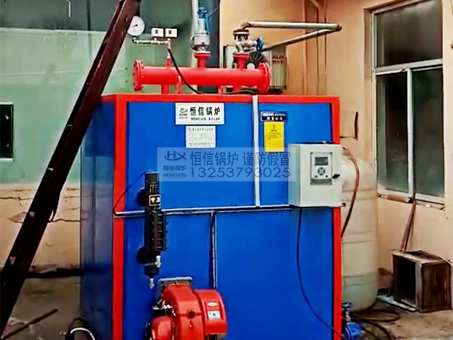 FTSG燃油气管式蒸汽发生器调试正常运行中